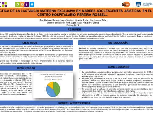 PRÁCTICA DE LA LACTANCIA MATERNA EXCLUSIVA EN MADRES ADOLESCENTES ASISTIDAS EN EL CENTRO HOSPITALARIO PEREIRA ROSSELL